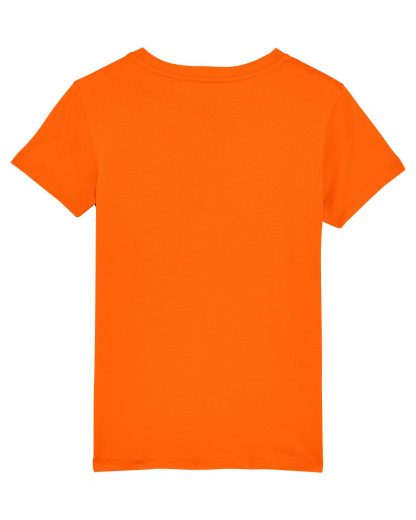 Kind achterkant - Oranje Juich T-Shirt - Koningsdag & WK 2022 in Qatar // Leeuw