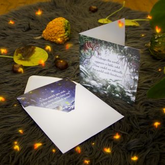 Inspirational Winter Card | Pack of 5 + Envelop| Mix | Ubuntopia®